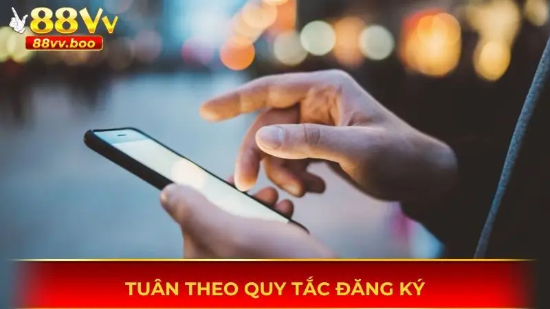 Tuân thủ nội quy khi đăng ký